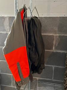 Columbia Sportswear Two-Tone Field Jacket with Orange Patch Highlights & 2 Pair of Pants
