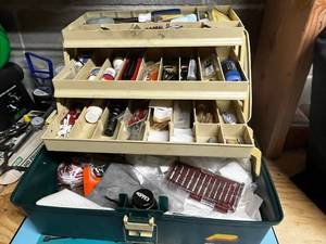 Plano 4-Drawer Tool Organizer with Drill Bits & Accessories (Assorted) - contents quantities unverified