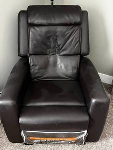 Leather Massage Recliner Chair with Remote Control