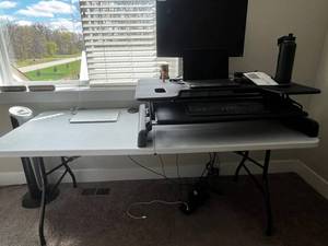 6-Foot Cosco Folding Table With Metal Frame - Contents Not Included