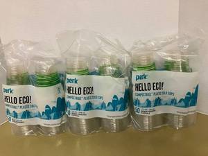 Compostable Plastic 12oz Cups