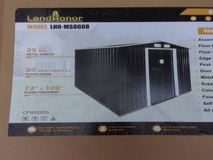 Landhoner Metal Storage Shed 6 x 8