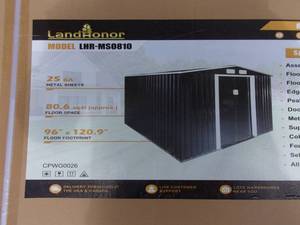 Landhoner Metal Storage Shed 8 x 10