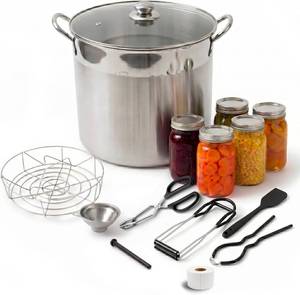 Gas One Canning Pot with Canning Supplies