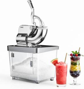 Garvee Commercial Ice CrusherSnow Cone Machine