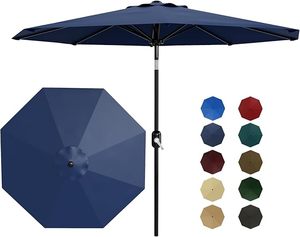 Garvee Life 10 Patio Umbrella (Navy)