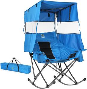 Nice C Oversized Folding Outdoor Rocker Umbrella Chair