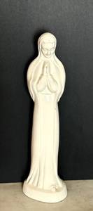 MB - Virgin Mary Prayer Statue - 15 in Tall Ceramic Figure