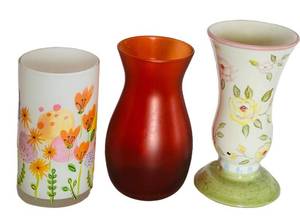 MBB - Tracy Porter for FTD Floral Vase Trio - Ceramic Vases - ProFlowers Made in China