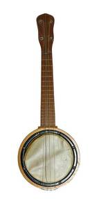 MB - Vintage Banjolele Banjo Ukulele - 21 Inch Scale - 4-String