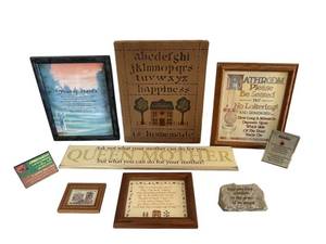 MB - Vintage Wall Art Sign Collection - Inspirational Quotes and Humorous Sayings
