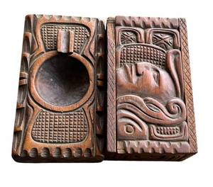 G - Honduras Hand Carved Wood Panels (Pair) Wall Art
