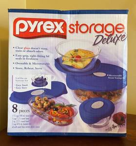 MB - New Pyrex Storage Deluxe 8-Piece Set