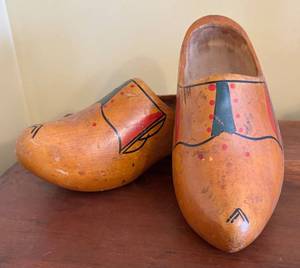 MB - Vintage Dutch Wooden Clogs