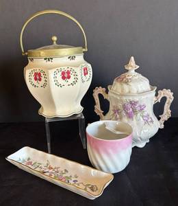 MB - Pretty Porcelain by Aynsley, Creasent and More