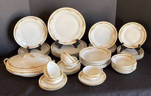 K - Field China Vintage Rose Floral Dinnerware