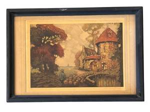 LR - Return of the Shepherd Vintage Print by Louis Haumont