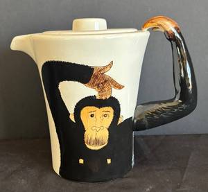 MB - Pier 1 Imports Monkey Teapot