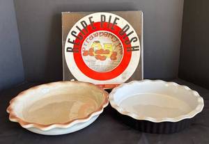 MB - Trio of Pie Plates by Metro, Bialetti and More