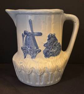 LL - Antique Dutch Salt-Glazed Pitcher