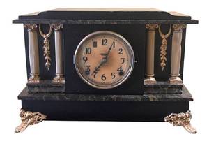 LL -Antique Ingraham Mantle Clock