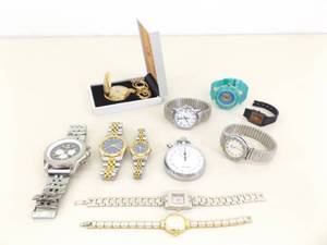 Lot of Vintage Wrist Watches and a Pocket Watch (Breitling likely not authentic)