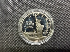 1986-S Proof Statue of Liberty Silver Commem. Dollar