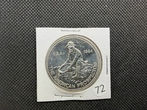 1984 BU 1 Oz. Silver Engelhard Prospector -- Hard to Find