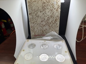 Six Beautiful Uncirculated New Orleans Mint Silver Morgan Dollars in a Capital Case- 1898-O, 1899-O, 1900-O, 1901-O, 1902-O, and 1904-O