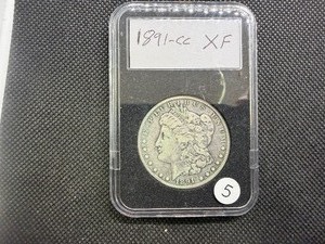 1891-CC Silver Morgan Dollar Marked Very Fine When Purchased -  Greysheet Wholesale Price for a VF-20 is $165