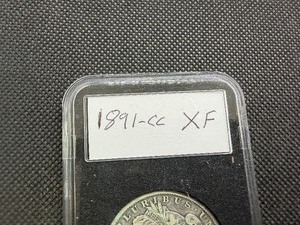 1891-CC Silver Morgan Dollar Marked Very Fine When Purchased -  Greysheet Wholesale Price for a VF-20 is $165