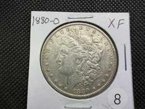1880-O Morgan Silver Dollar Marked XF When Purchased