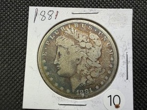 1881 Morgan Silver Dollar
