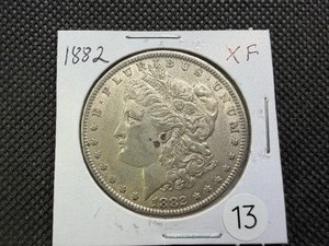 1882 Morgan Silver Dollar Marked XF When Purchased
