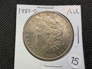 1883-O Morgan Silver Dollar Marked AU When Purchased