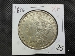 1896 Morgan Silver Dollar Marked XF When Purchased