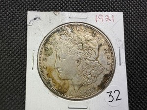 1921 Morgan Silver Dollar