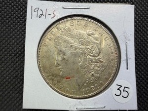 1921-S Morgan Silver Dollar