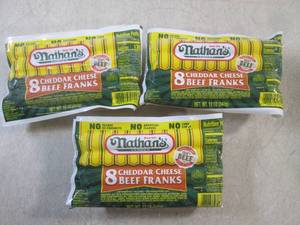 (FRZ) 3 Packages of Frozen Cheddar ...