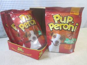 (CS) 4 Bags of Pup-Peroni Lean Beef...