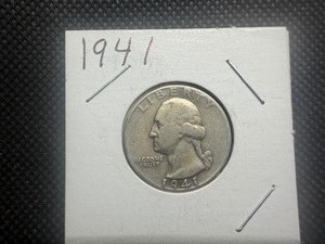 1941 Silver Washington Quarter