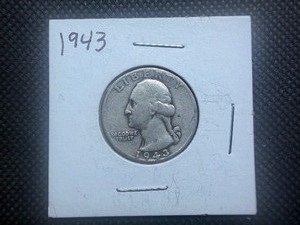 1943 Silver Washington Quarter