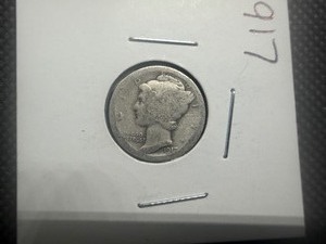 1917 Silver Mercury Dime