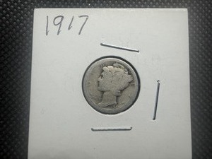 1917 Silver Mercury Dime