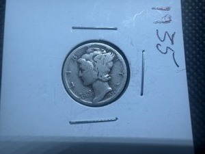 1935 Silver Mercury Dime