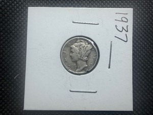 1937 Silver Mercury Dime