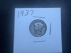 1937 Silver Mercury Dime