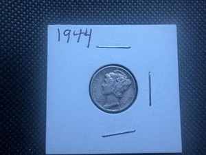 1944 Silver Mercury Dime