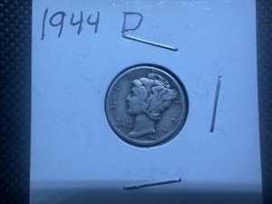 1944 D Silver Mercury Dime