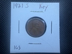 1921 S Lincoln Wheat Penny